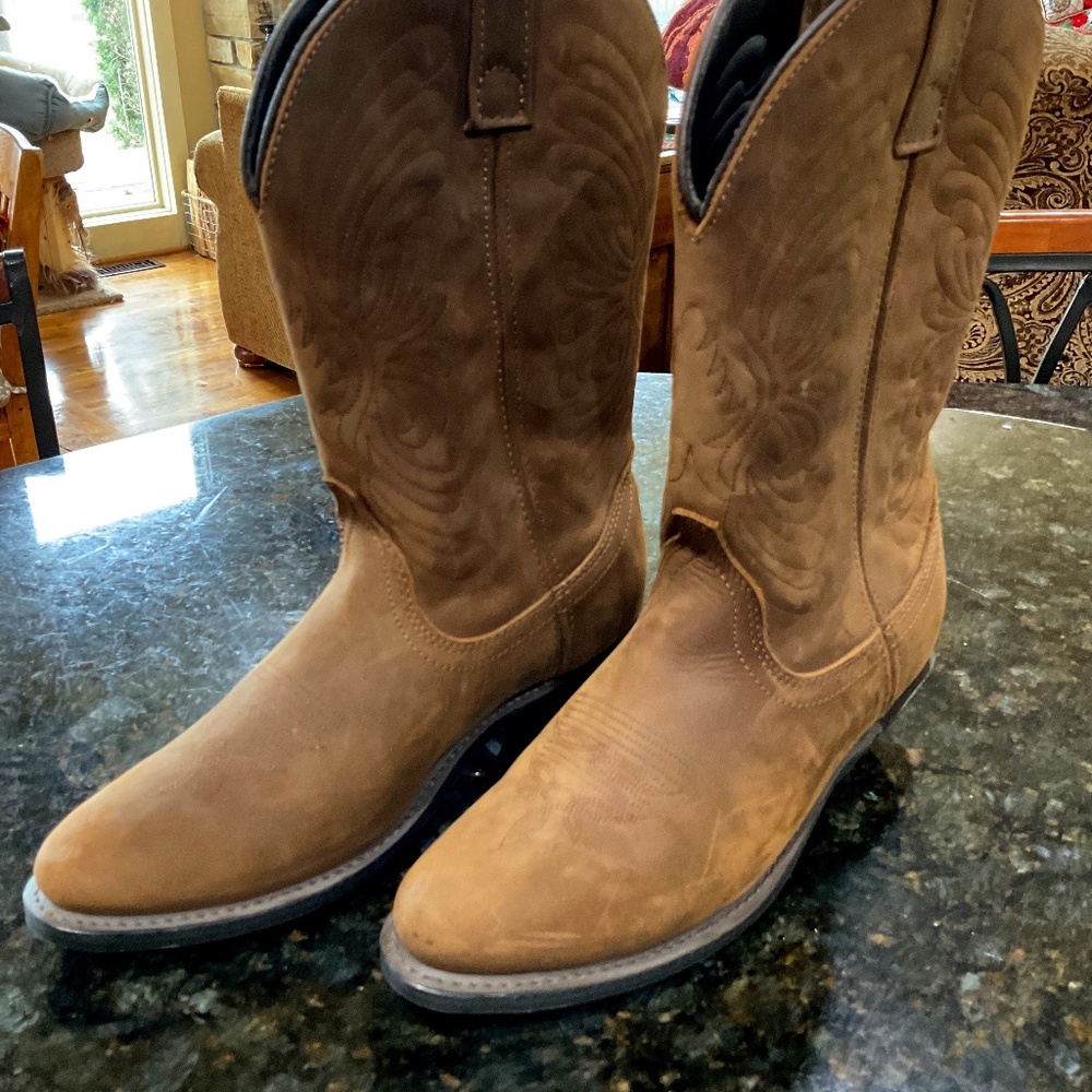 Masterson Boot Co brown leather Women’s Western Boots - size 9.5W #RB7440